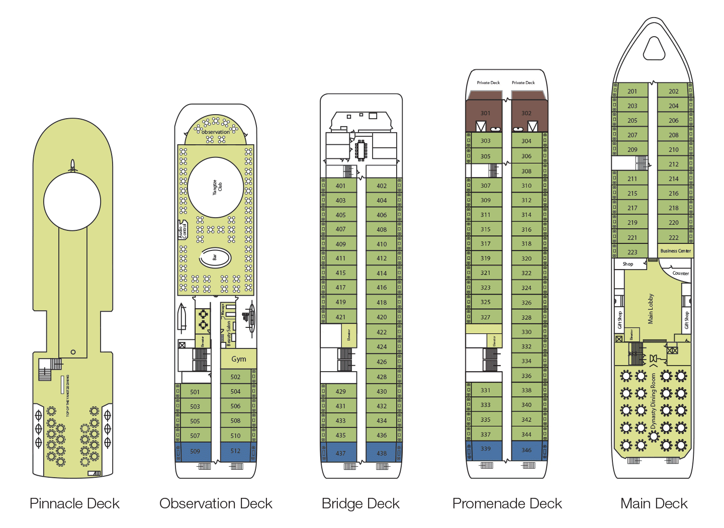 Victoria Lianna Deck Plan